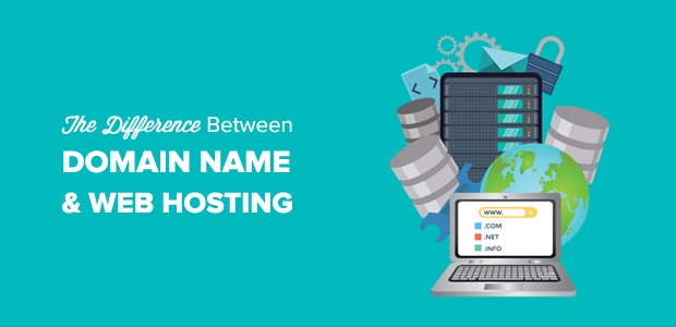 what is domain and web hosting
