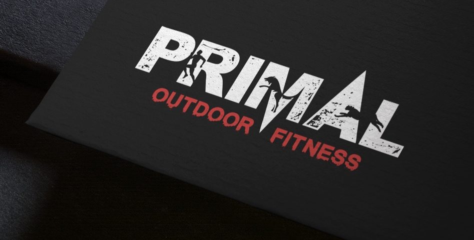 Primal Outdoor Fitness perth logo design